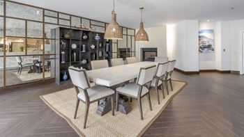 Business suite conference area